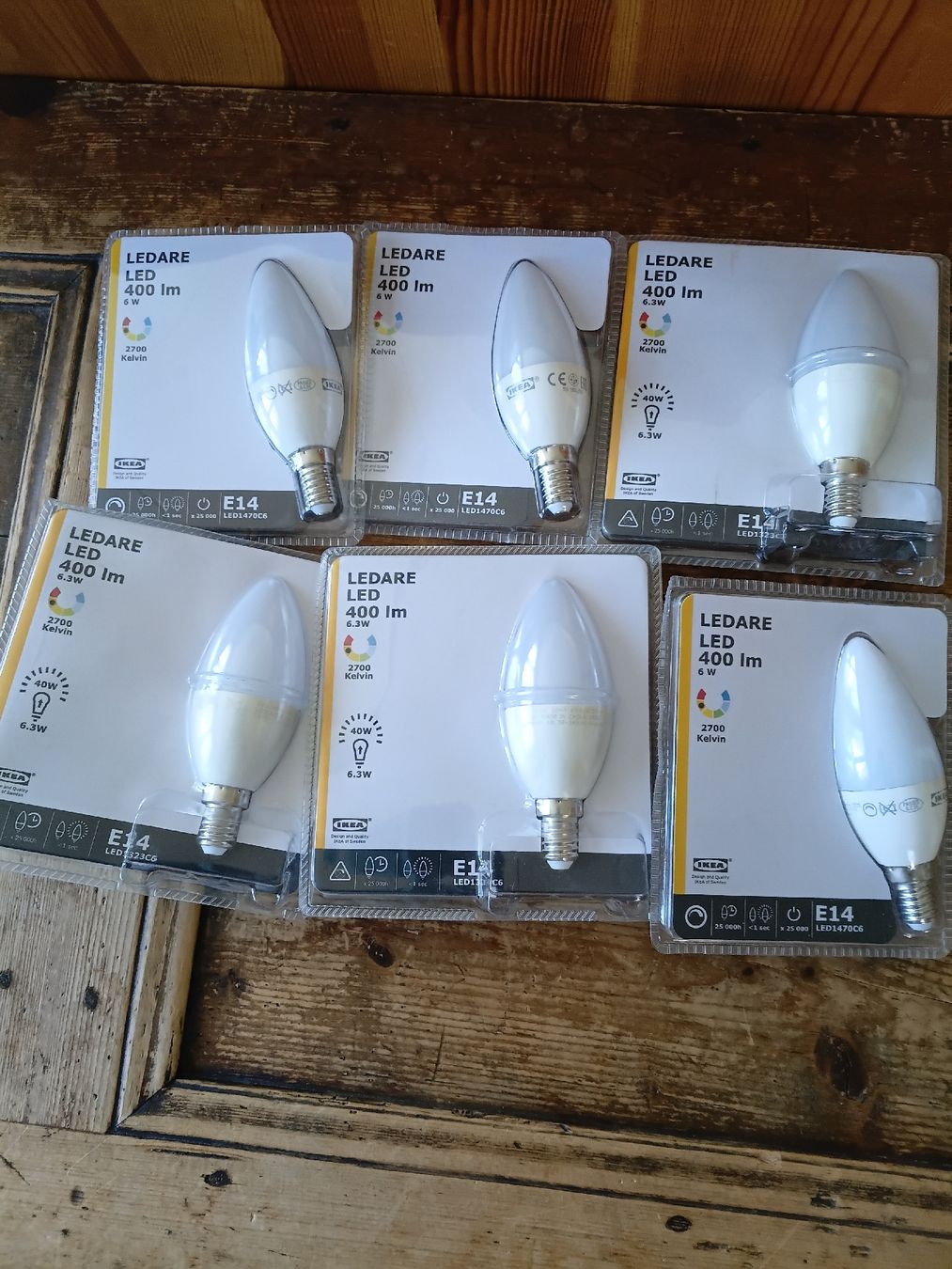 Ikea Lampes: 6 IKEA LEDARE E14 LED Lampen,  – Neuf avec emballage d'origine à Schwarzenberg LU par Agamy 2