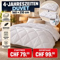 4-Jahreszeiten-Duvet 160 × 210 cm, 2-teilig