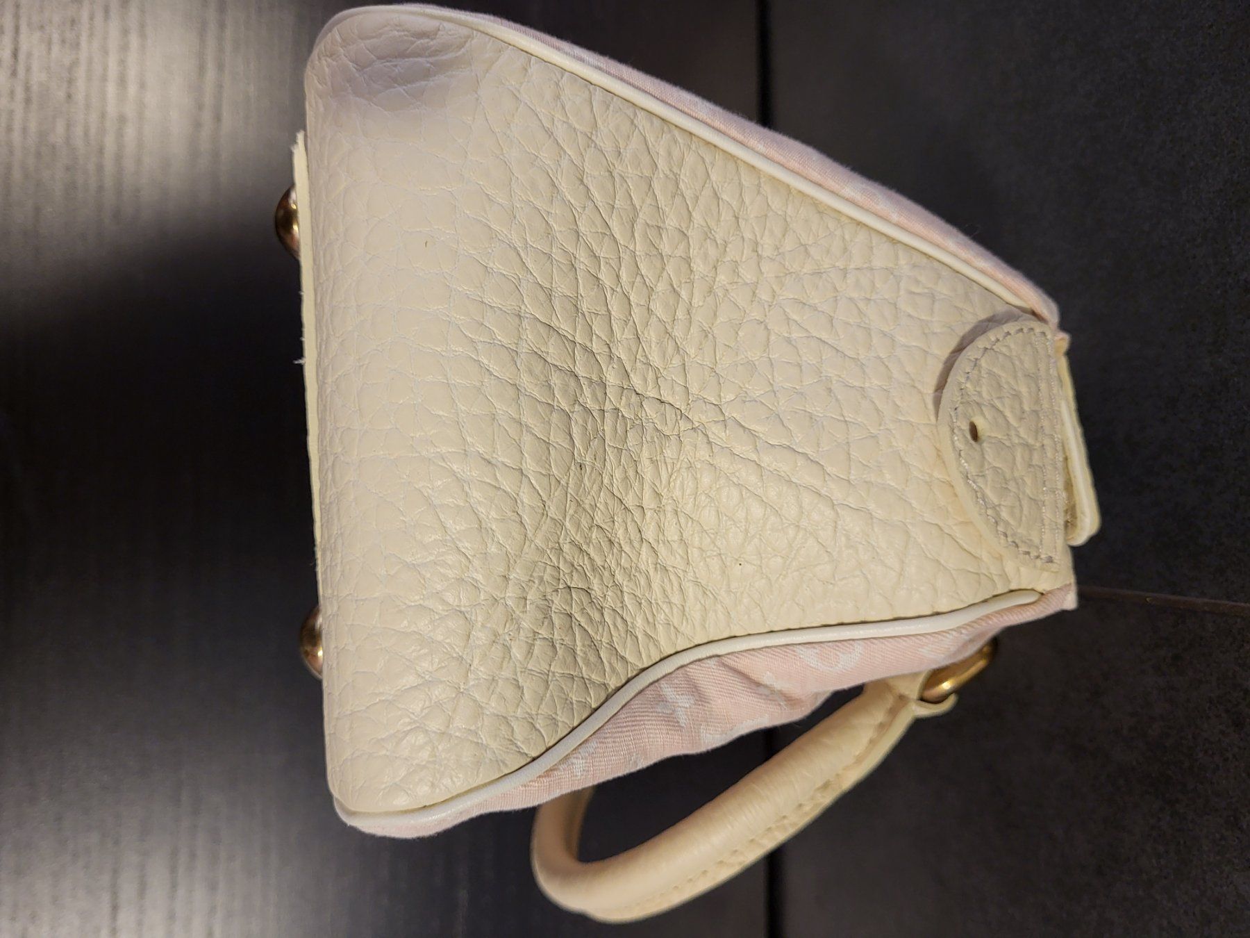Louis Vuitton Borse da donna: Louis Vuitton Handtasche Monogram Mini Lin pink Leder – Usato da Locarno venduto da ernsthofmann 7