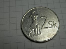 Slowakei  2 Kronen, 1993