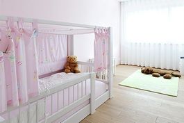 Umbaubares Kinderbett, Himmelbett, Hochbett, Jugendbett