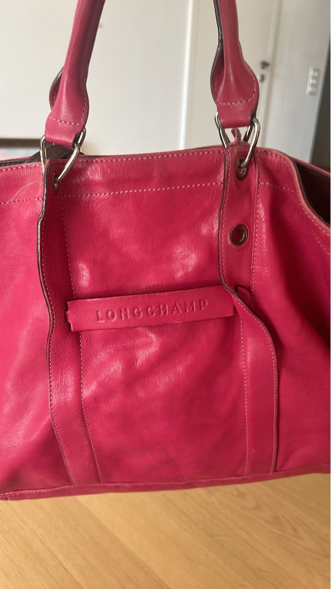 Longchamp Borse da donna: Longchamp 3D Handtasche pink Leder gebraucht – Usato da Uster venduto da fam_z8zj