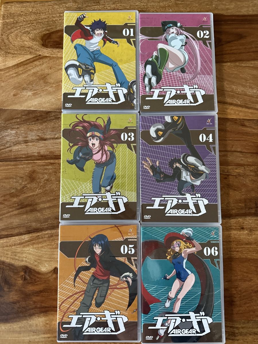 Tutti i DVDs: Air Gear Anime Gesammtausgabe – Usato da Schaffhausen venduto da Annafeil 2
