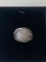 Silberring 925, mit schönen Zirkoniasteinen, Grösse 58