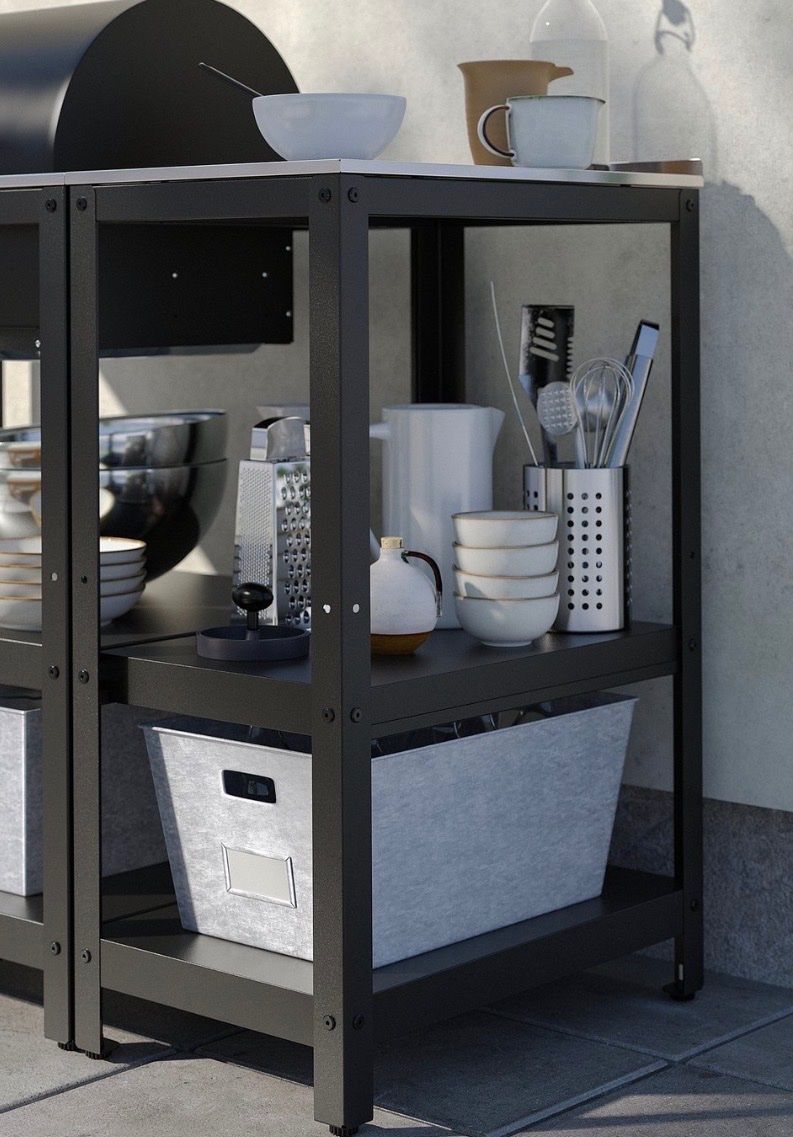 Ikea Cucine complete: Ikea GRILLSKÄR Outdoor Kücheninsel / Ablage – Nuovo (secondo la descrizione) da Zürich venduto da Laila_anni 2