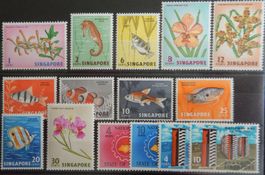 Singapore Lot mit schönen Werten IV