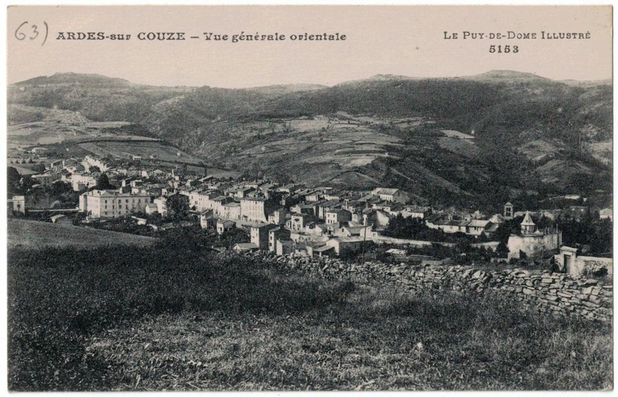 Ansichtskarten: Ardes-sur-Couze - Vue générale orientale – Gebraucht aus Frauenfeld von POML