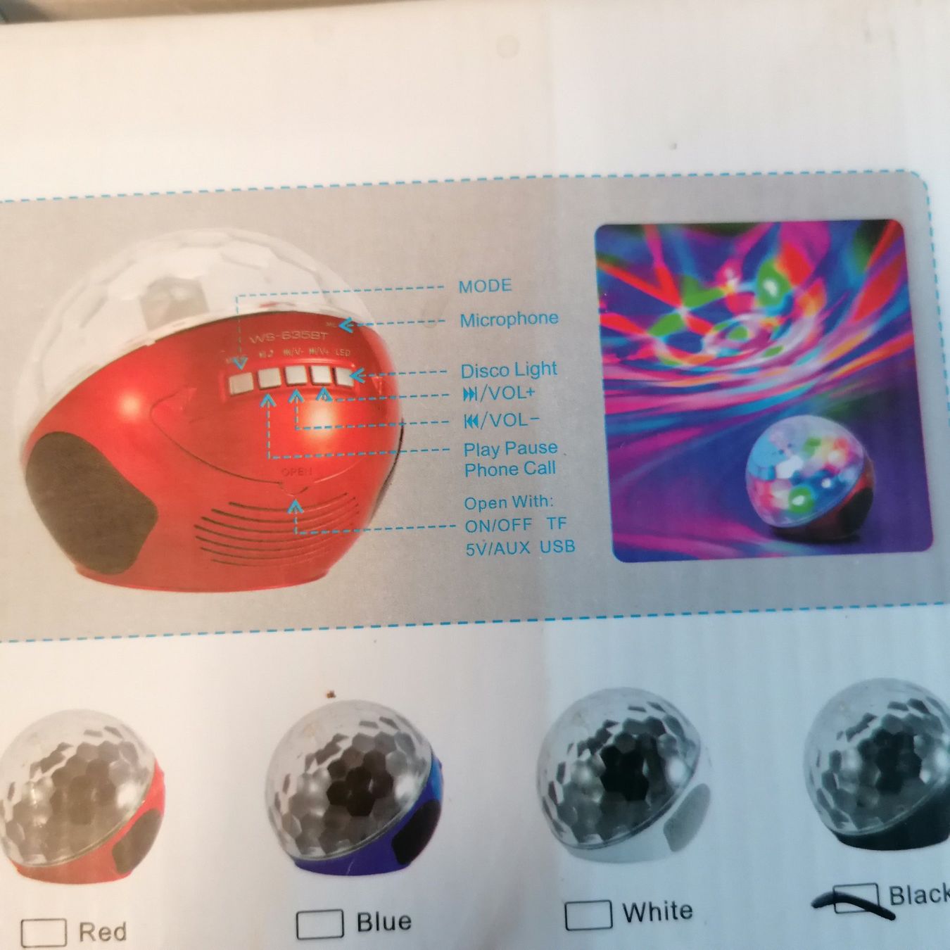 Radio: Color Ball Speaker – Nuovo (secondo la descrizione) da Trimmis venduto da hasso123 2