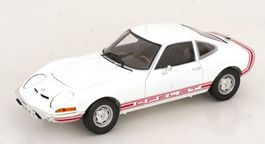 OPEL GT 1900 WEISS/ROT 1:18 MINICHAMPS