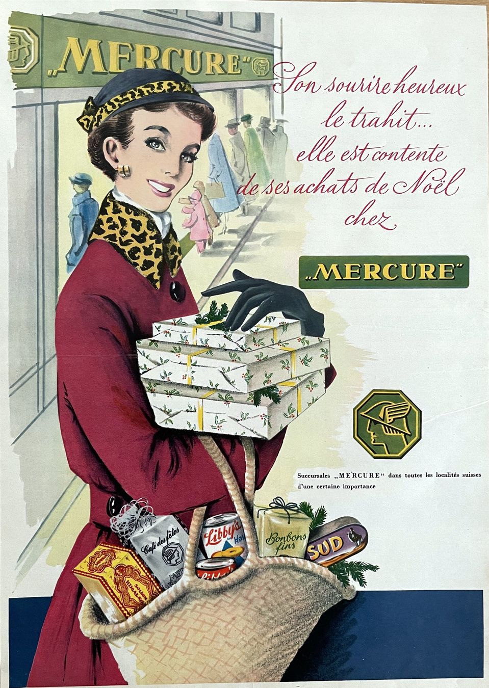 Foto & Immagini: Mercure - Alte Werbung / Ancienne publicité 1954 – Usato da Savagnier venduto da Ne2065