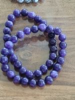 Sommerliches Echt Natur Mineral Stein Armband Amethyst NEU