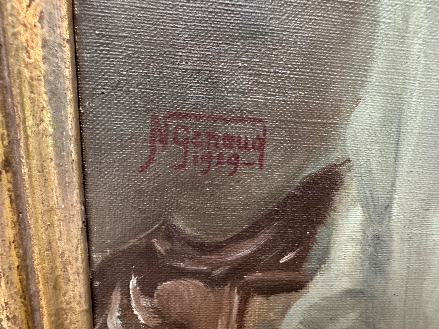 Dipinti: Altes Gemälde Porträt  um 1920 – Usato da arlesheim venduto da Art.en1 1