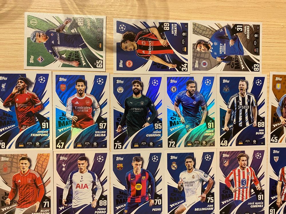 Topps Match Attax 25/26 Man of the Match Wildcard komplett (Neu (gemäss ...
