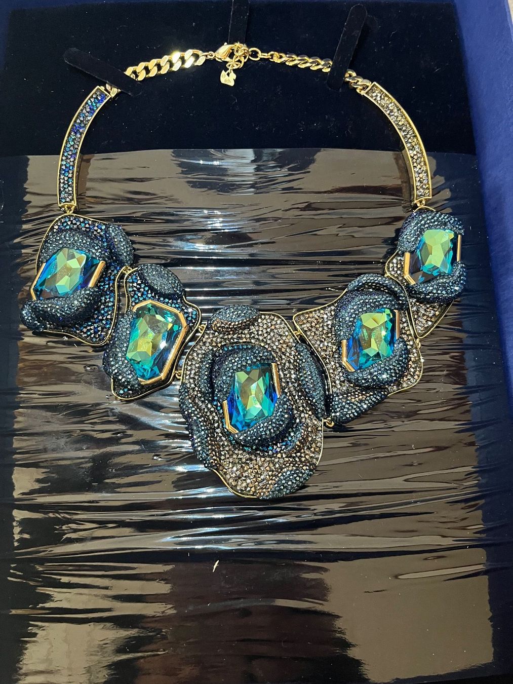 Swarovski Catenine: Swarovski Statement Kette limitiert, & original verpackt – Nuovo e nell'imballaggio originale da Kirchleerau venduto da Piroska05 3