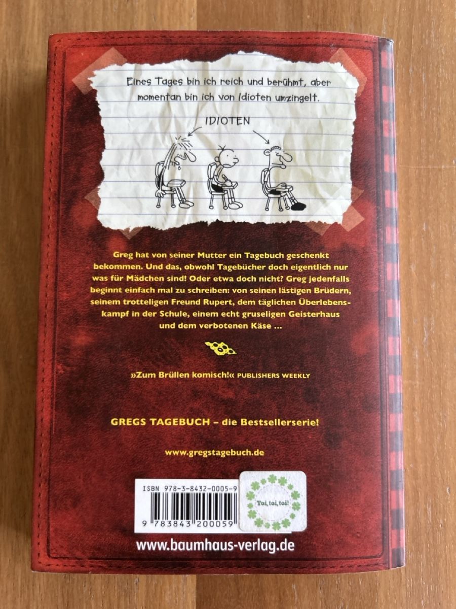 Bücher: Gregs Tagebuch Von Idioten umzingelt! Buch – Gebraucht aus St. Urban von uschi73 1