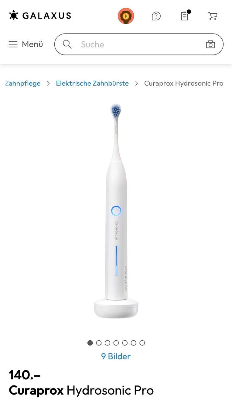 Curaprox Soins dentaires: Brosses à Dents CURAPROX HYDROSONIC PRO – Neuf avec emballage d'origine à Genève par Annilu 1