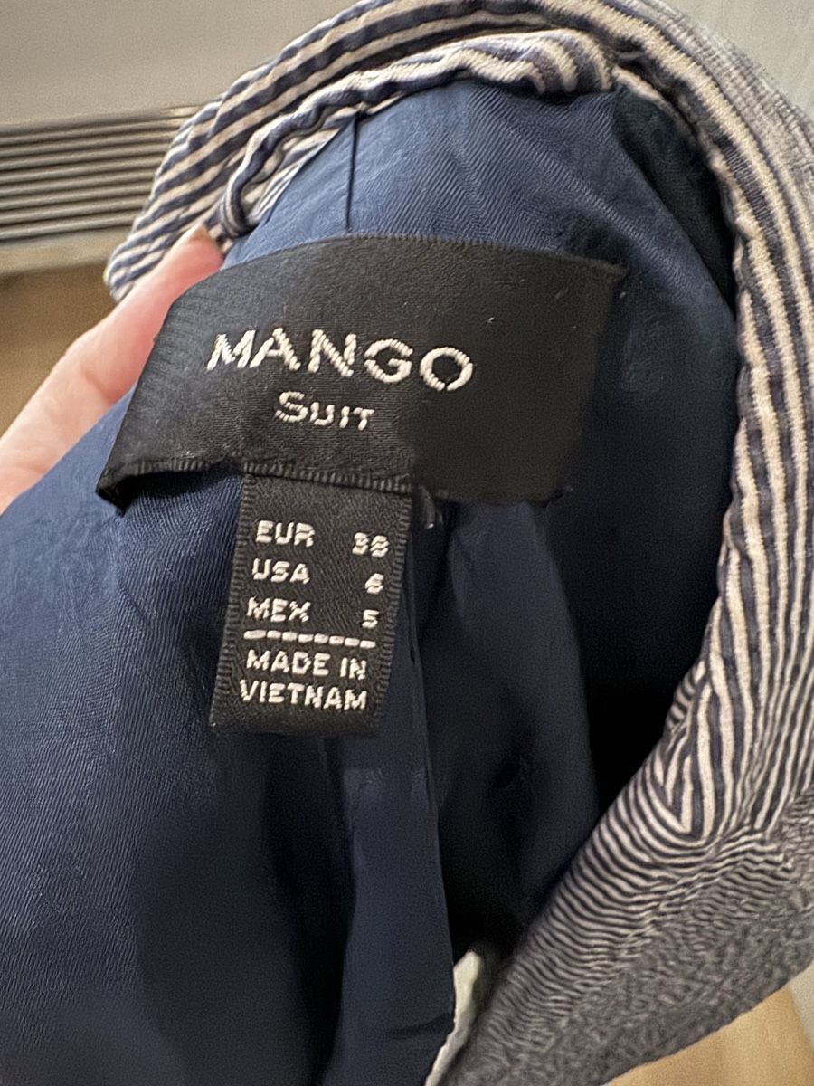 Mango Jacken: Mango Suit Blazer gestreift – Gebraucht aus Wermatswil von -secondchance- 5