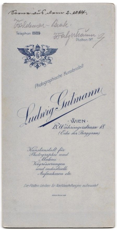 Fotografie & Manifesti: Fotografie L. Gutmann, Wien, Schauspiele – Usato da Berlin venduto da bartko-reher 1