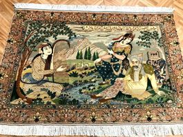 Bildteppich Persische Teppich-Täbriz 150x100 cm Top zustand.