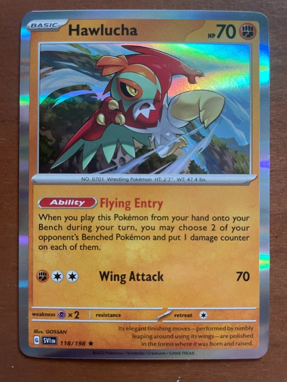 Pokemon Hawlucha Holo (Versand gratis) (Neu (gemäss Beschreibung)) in ...