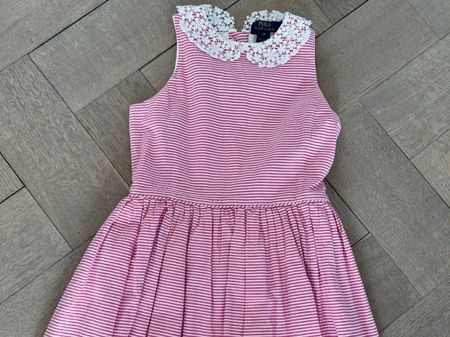 Wunderschönes Pinkes Polo Ralph Lauren Kleid gr. 140