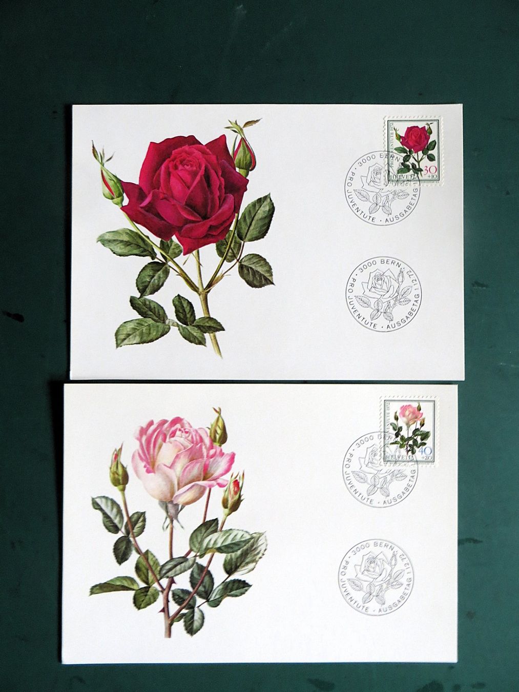 Buste & buste per spedizione: FDC Motive Rosen – Usato da Zwingen venduto da Hemafa 7