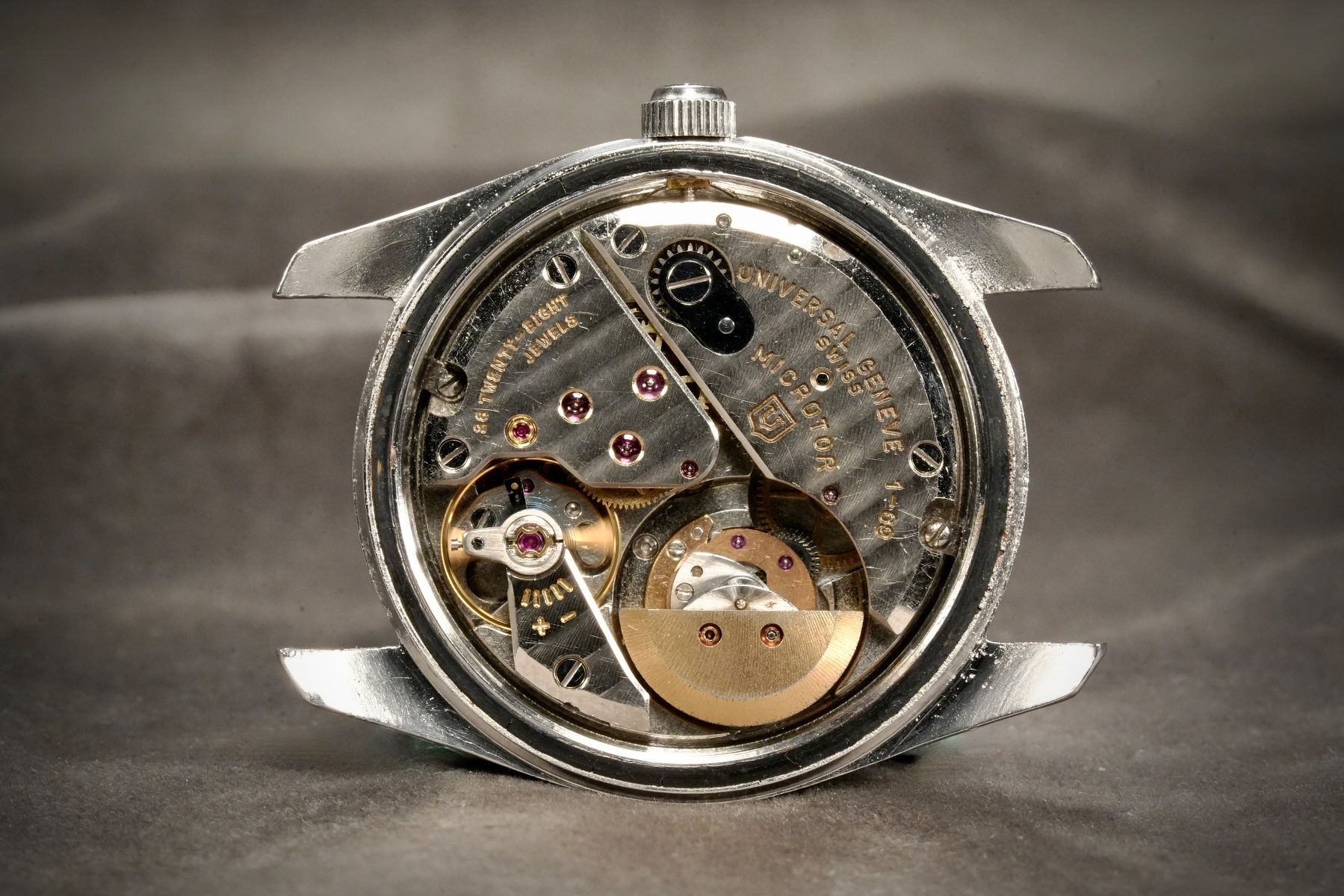 Universal Genève Uhren: Universal Geneve - Polerouter Date Ref. 869115 / 05 – Gebraucht aus Morcote von chronoservice 4