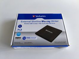 Verbatim Blu-ray Writer extern USB 3.2 gebraucht