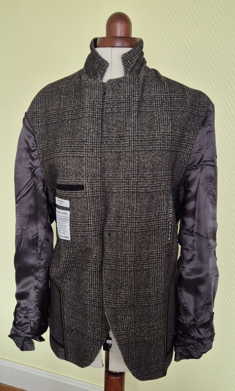 Giacche: Herren Blazer, Grösse 50 , Baumwolle,  Farbe anthrazit – Usato da Dornach venduto da kolibri313 2