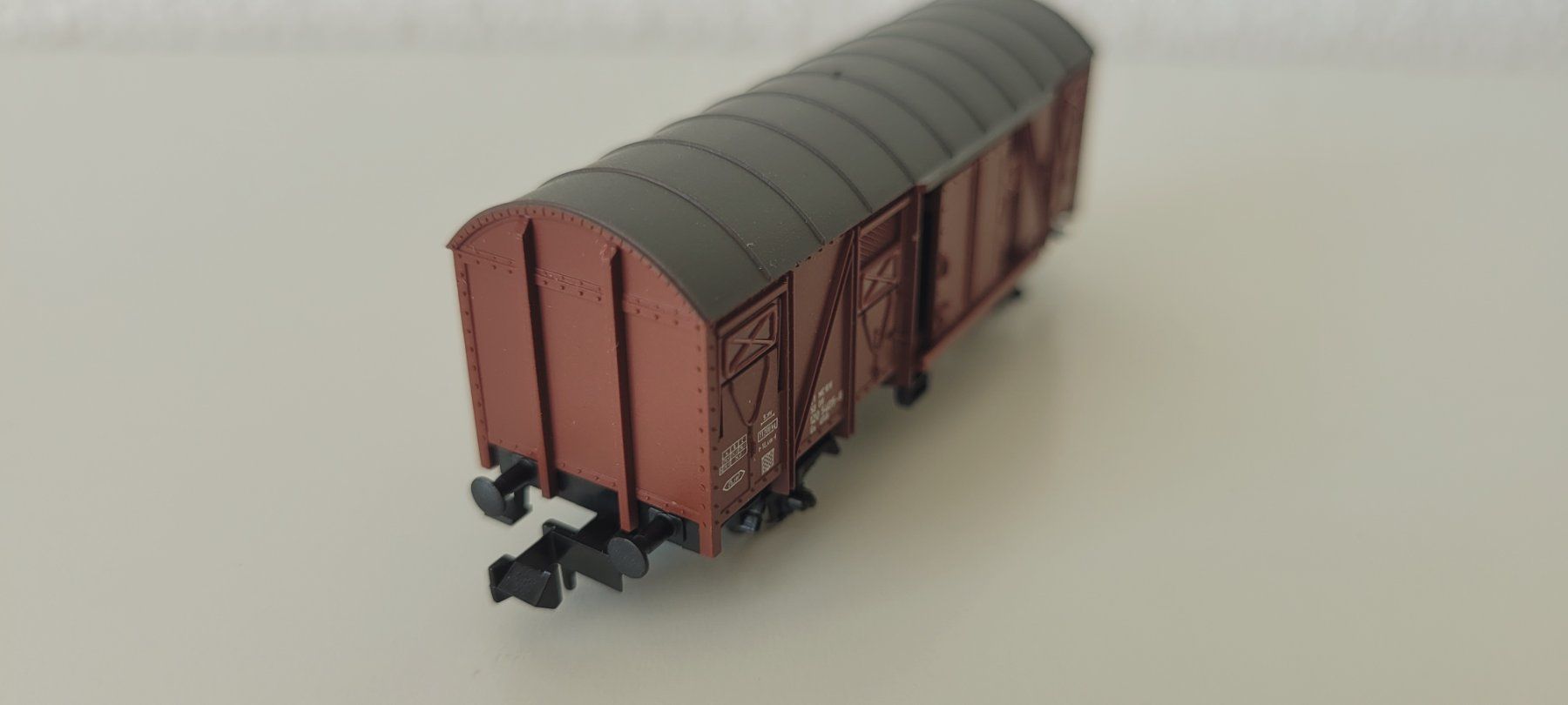 Fleischmann Modellini di ferrovie: Gedeckter Güterwagen Typ Gs – Usato da Wittenbach venduto da Hase113 4