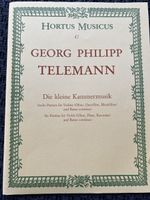Teleman: Die kleine Kammermusik - Partituren