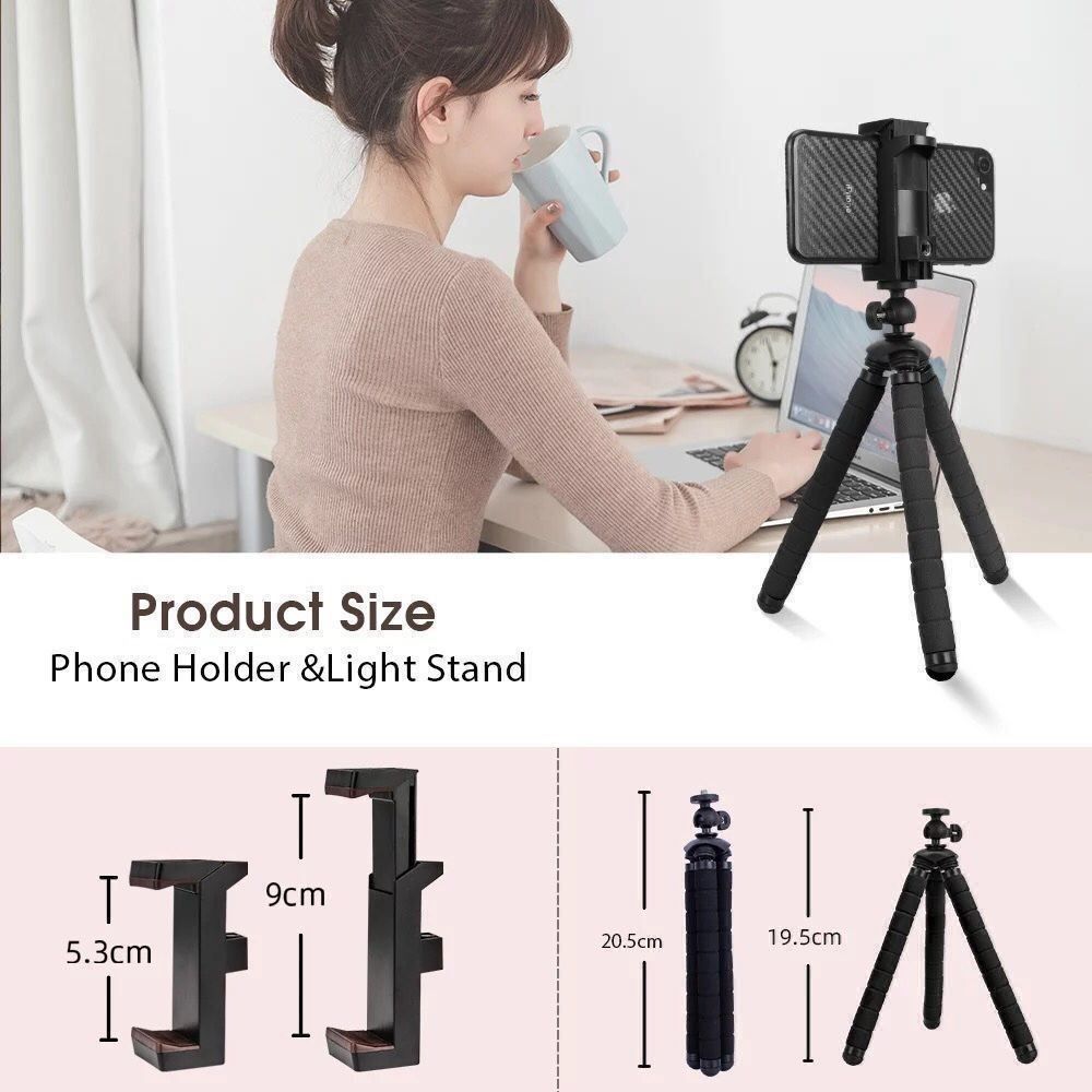 Telefoni cellulari / Smartphones: Smartphone Stativ mit Bluetooth schwarz – Nuovo e nell'imballaggio originale da Winterthur venduto da dzGadgets 7