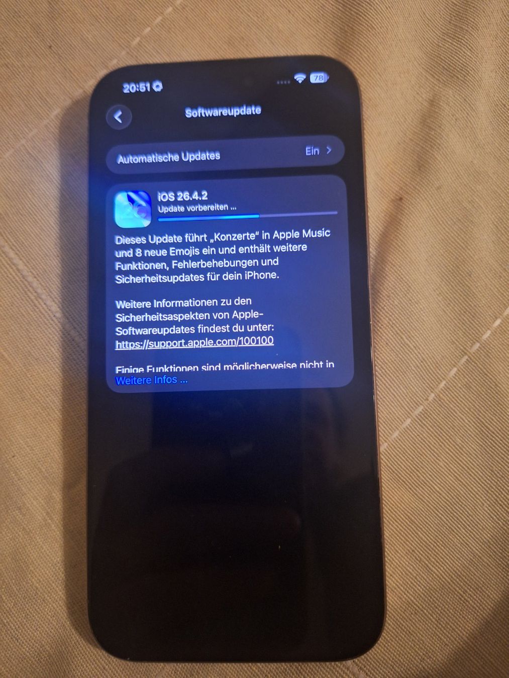 Apple Telefoni cellulari / Smartphones: APPLE iPhone 16 Pro Max, Desert Titanium, 512 GB ab 798 CHF – Nuovo (secondo la descrizione) da Buchs ZH venduto da superpc1 2