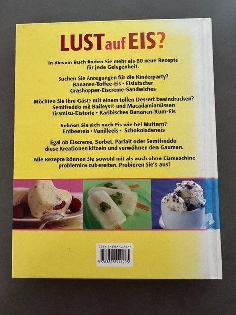 Libri: LUST AUF EIS? MIT UND OHNE EISMASCHINE – Usato da Honau venduto da sainj 1