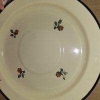 Teller mit Rosenmuster, Vintage!