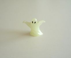 Leuchtende fluoreszierende Figur "Gespenst"