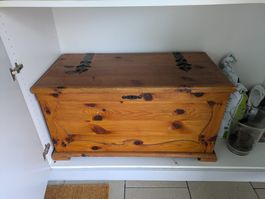 Holzkiste Truhe zur Aufbewahrung Outdoor