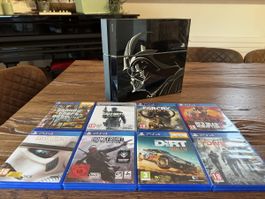 Sony PlayStation 4 Star Wars Edition mit 8 Spielen gebraucht