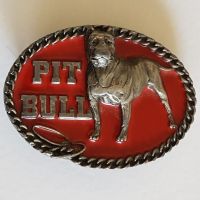 Gürtelschnalle Pit Bull
