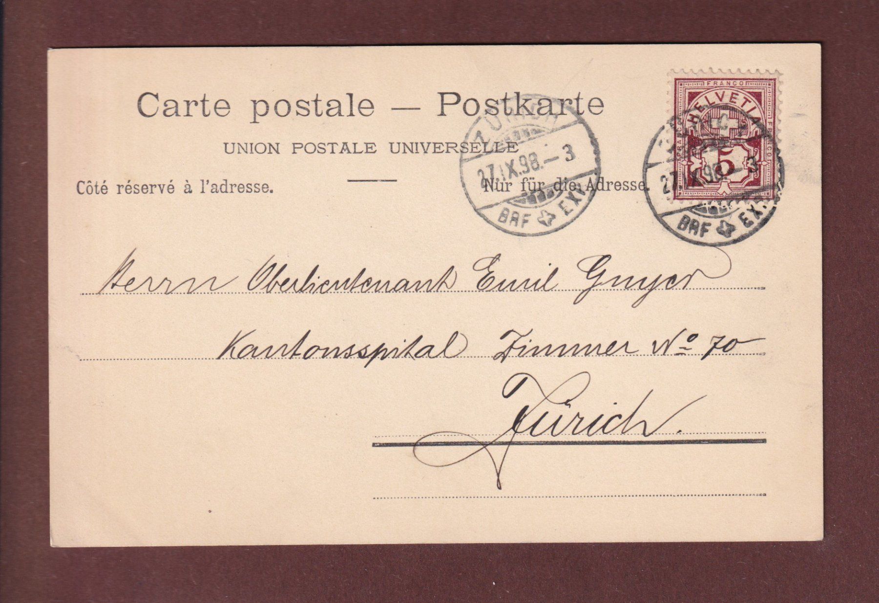 Cartes postales: LAUSANNE - Cathédrale - 1898 CPN – D'occasion à Pully par nicecards 1