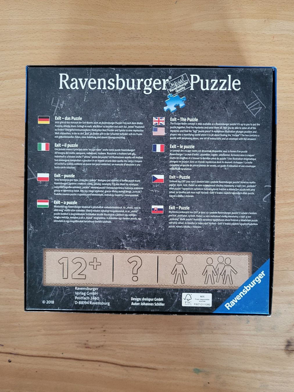 Ravensburger Puzzle: Ravensburger Exit Puzzle U-Boot 759 Teile – Usato da Belp venduto da kabr 1