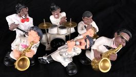 Antartidee Dixieland Jazzband Figurenset aus Italien