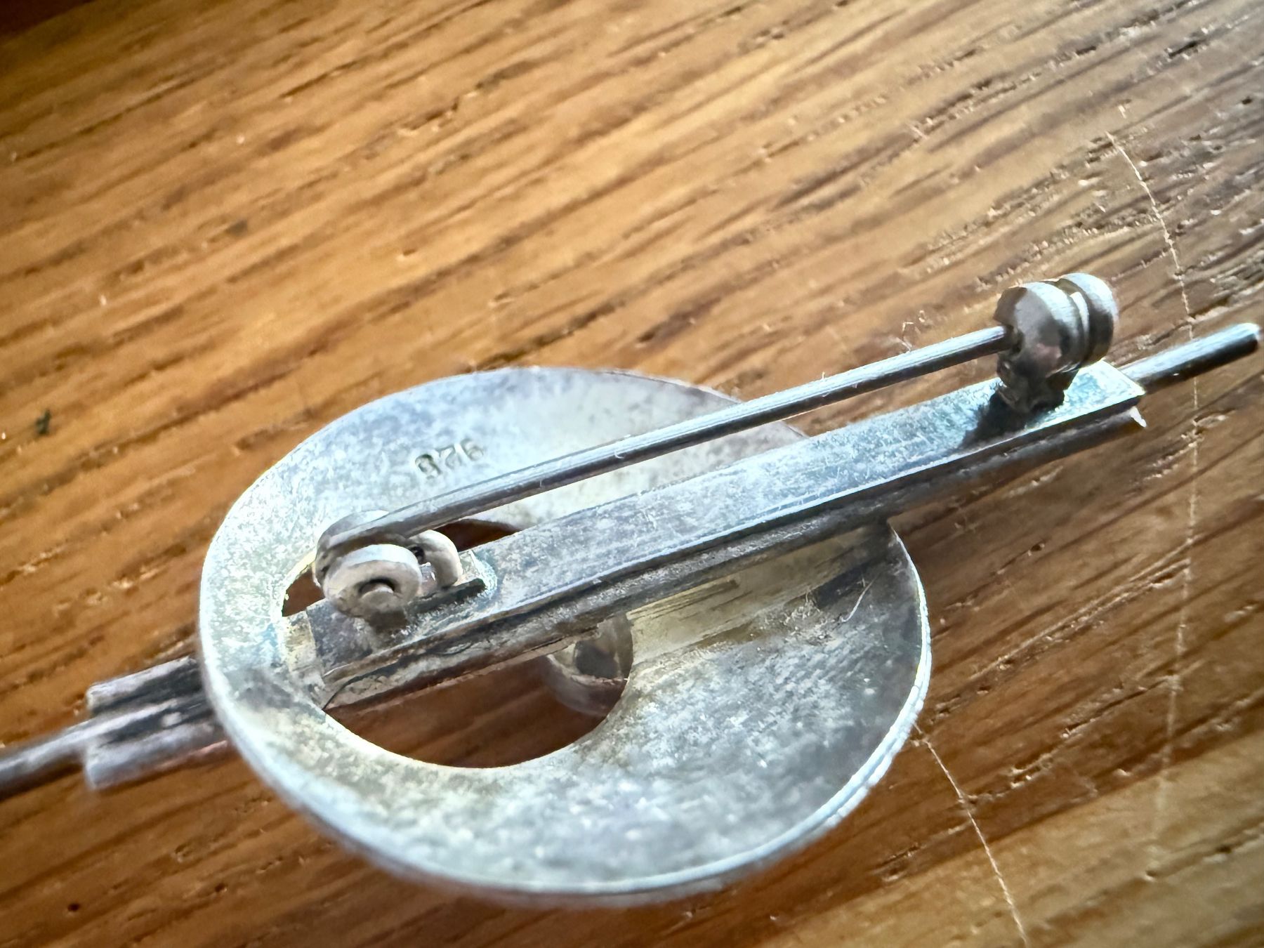Broches & Aiguilles: Silber Brosche mit Opal 925 Vintage – D'occasion à Goldach par Messerguru 6