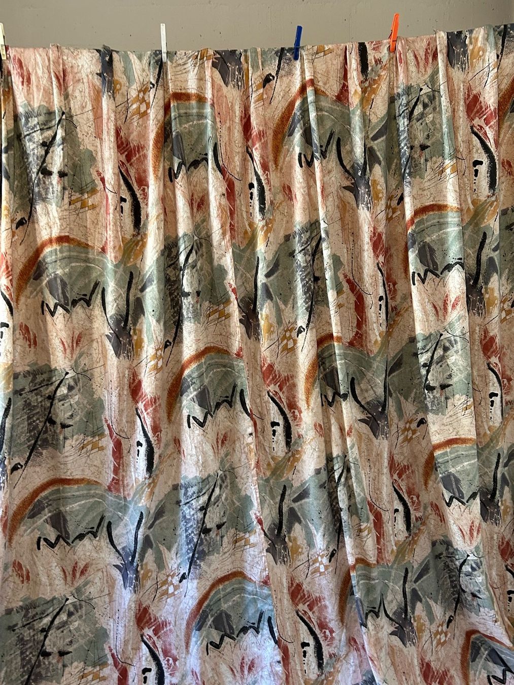 Tende: 2 Nachtvorhänge mit Muster  230x160 cm – Usato da Brunnen venduto da Nala2929 2