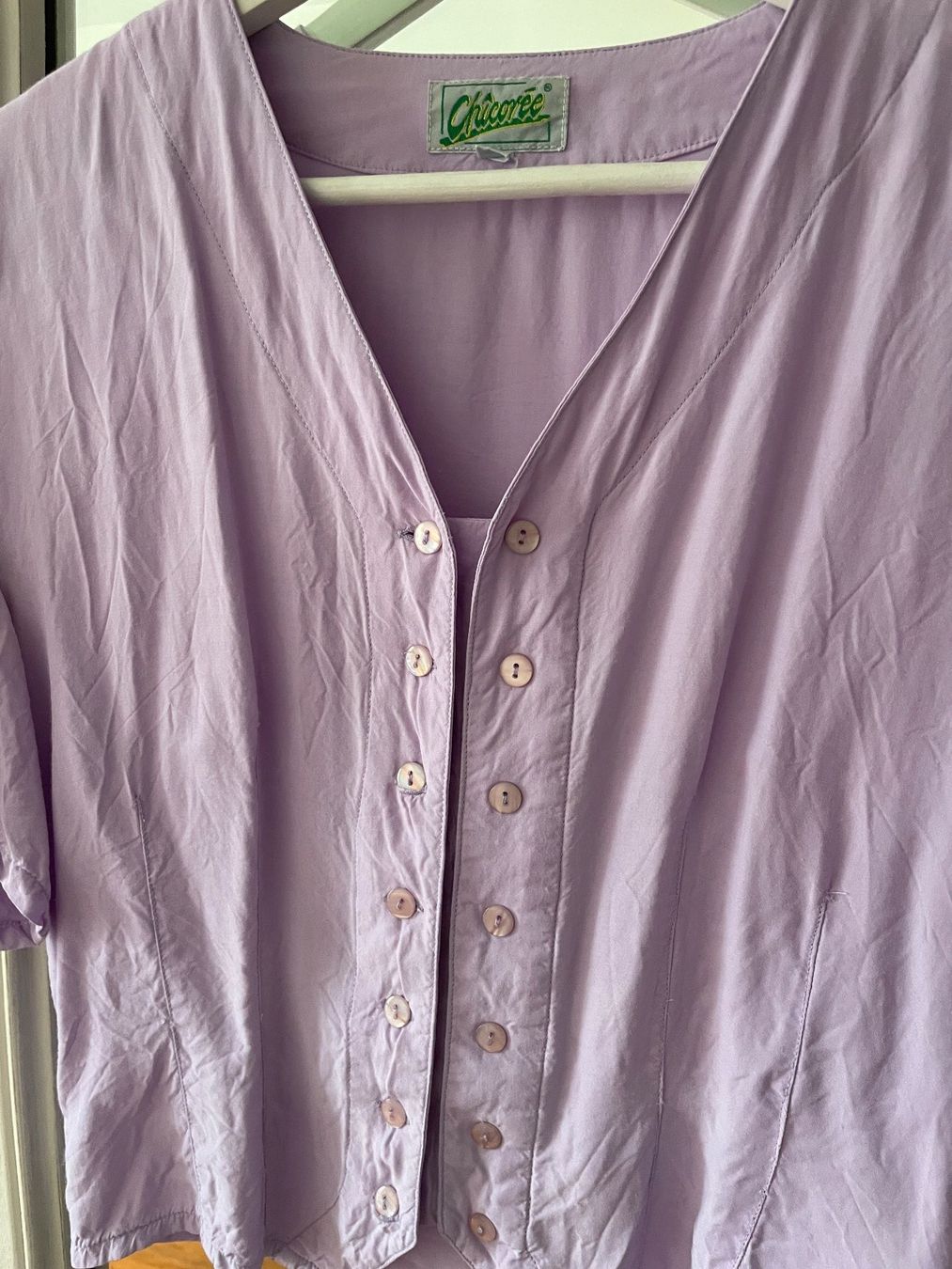 Camicette: Damen Bluse lila Grösse S – Usato da Bern venduto da Corinn_na 2