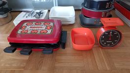 Raclette-Set + Soehnle Waage, Vintage Set