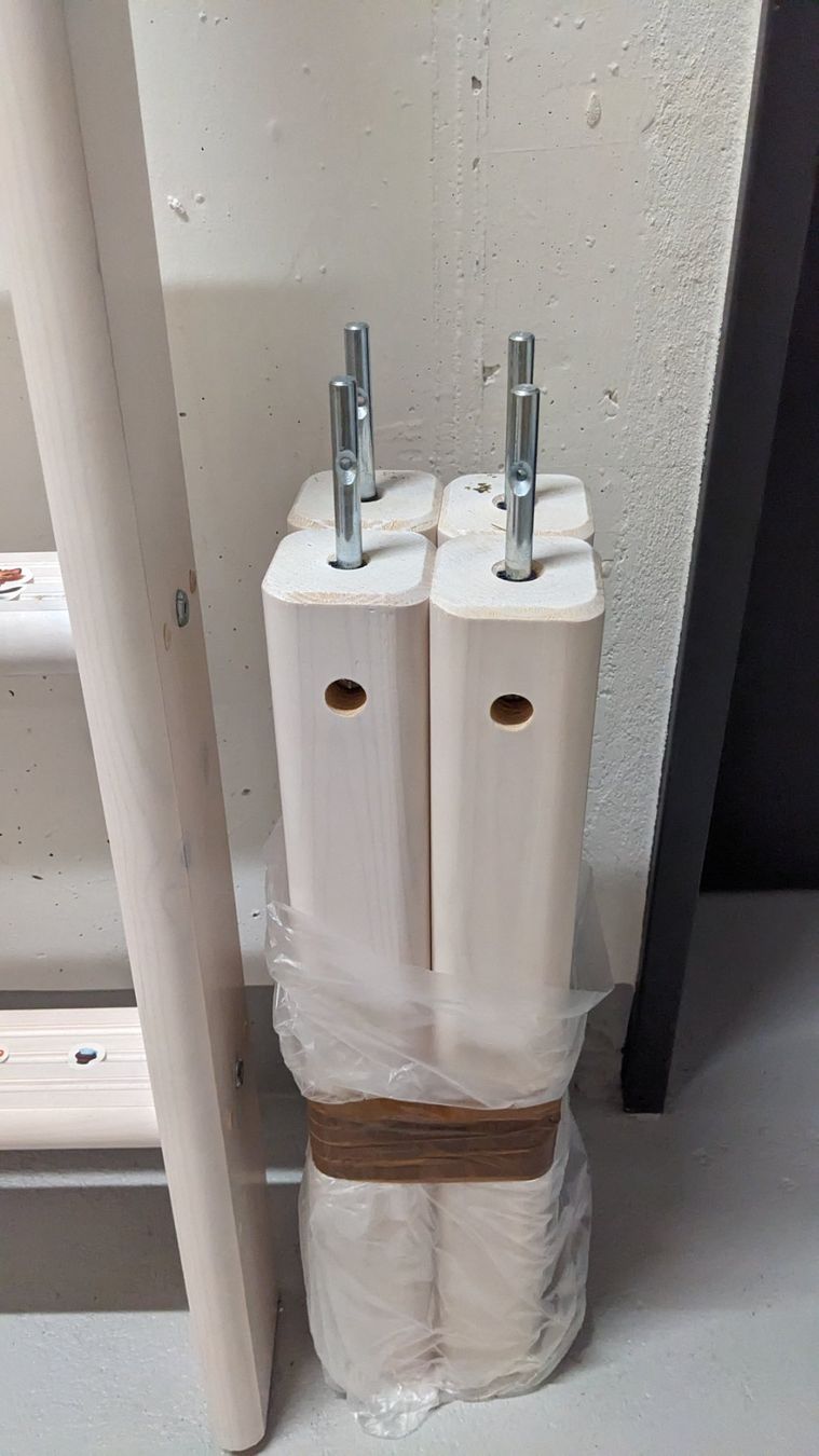 Flexa Scale: Flexa-Gerade Leiter inkl. Pfosten Halbhochbett – Usato da Zürich venduto da pisamun 1