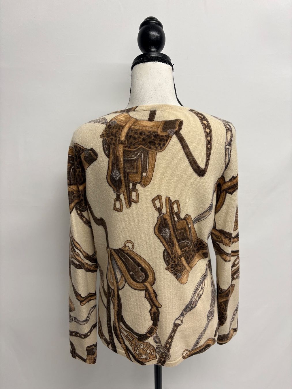 Maglioni & Felpe: Nice Connection Kaschmir Wolle Pullover Pferde Print 40 beig – Nuovo (secondo la descrizione) da Regensdorf venduto da secondchancefashion 3