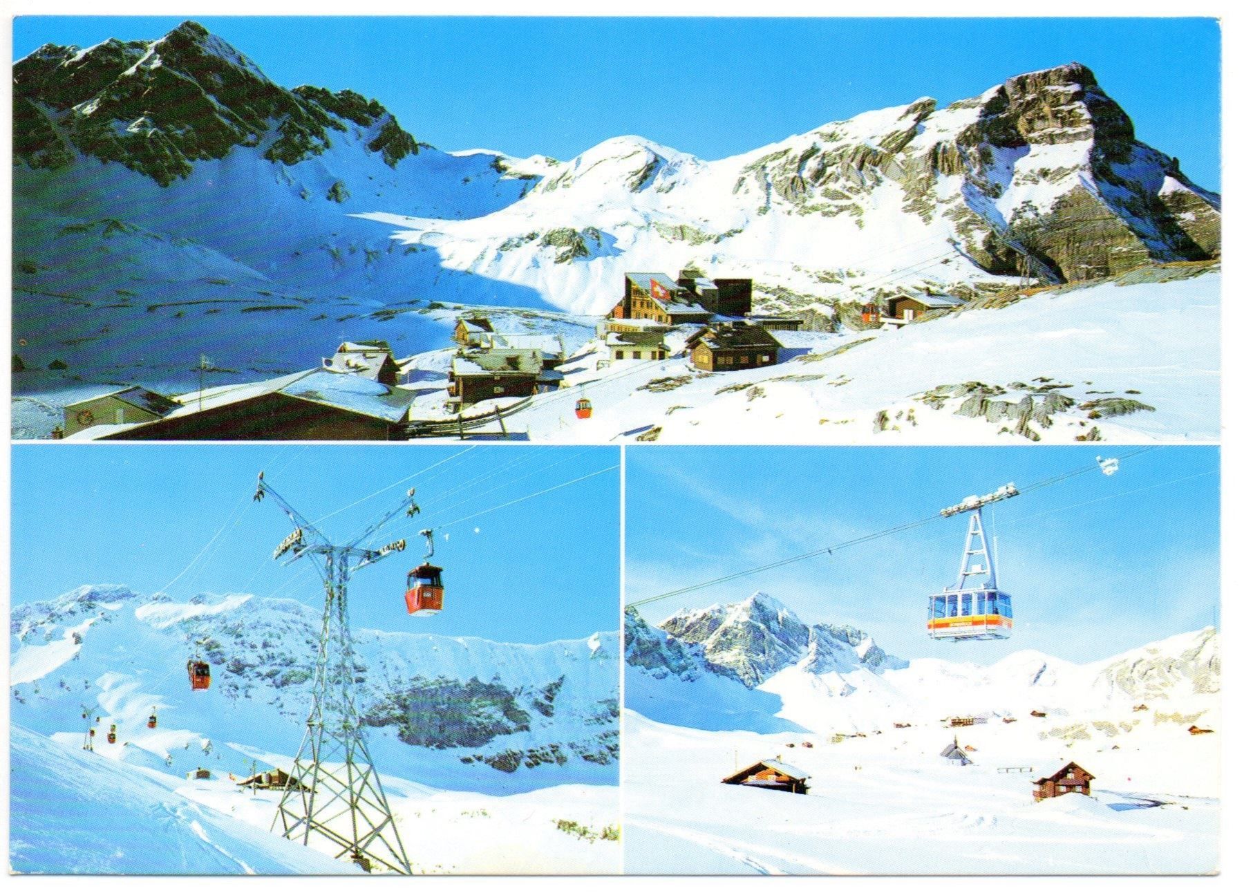 Cartoline postali: MELCHSEE-FRUTT Hotel Glogghuis - Luftseilbahn – Usato da Jona venduto da philajona