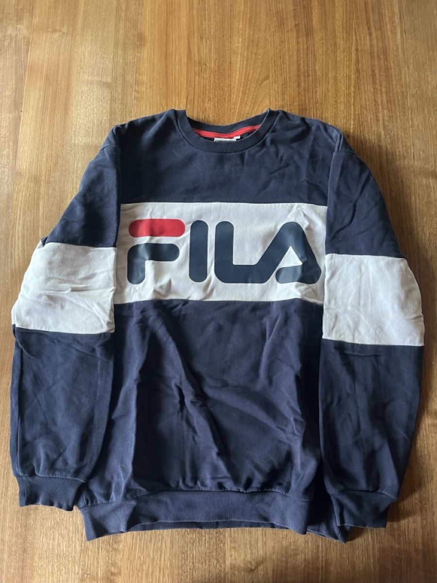 Fila Pullover & Sweatshirts: Pullover Fila blau weiss mit Logoprint – Gebraucht aus Belp von jon_y6sj